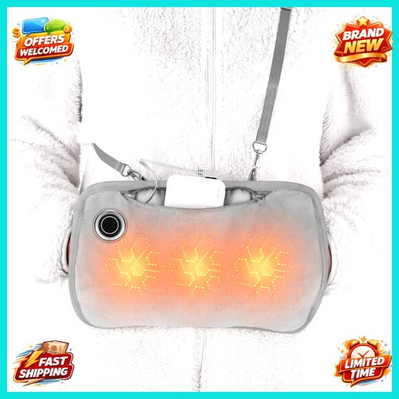 Other - Rechargeable Hand Warmer with Power Bank, 3 Heat Modes, Portable for Camping &